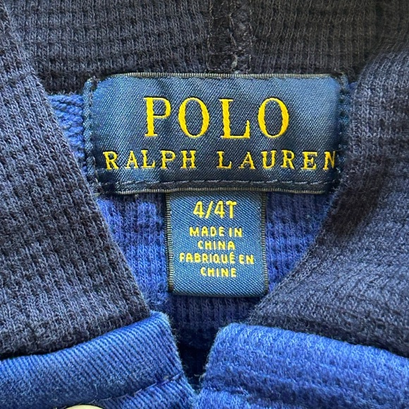 Polo Ralph Lauren Kids Waffle Knit Hoodie - Picture 2 of 4